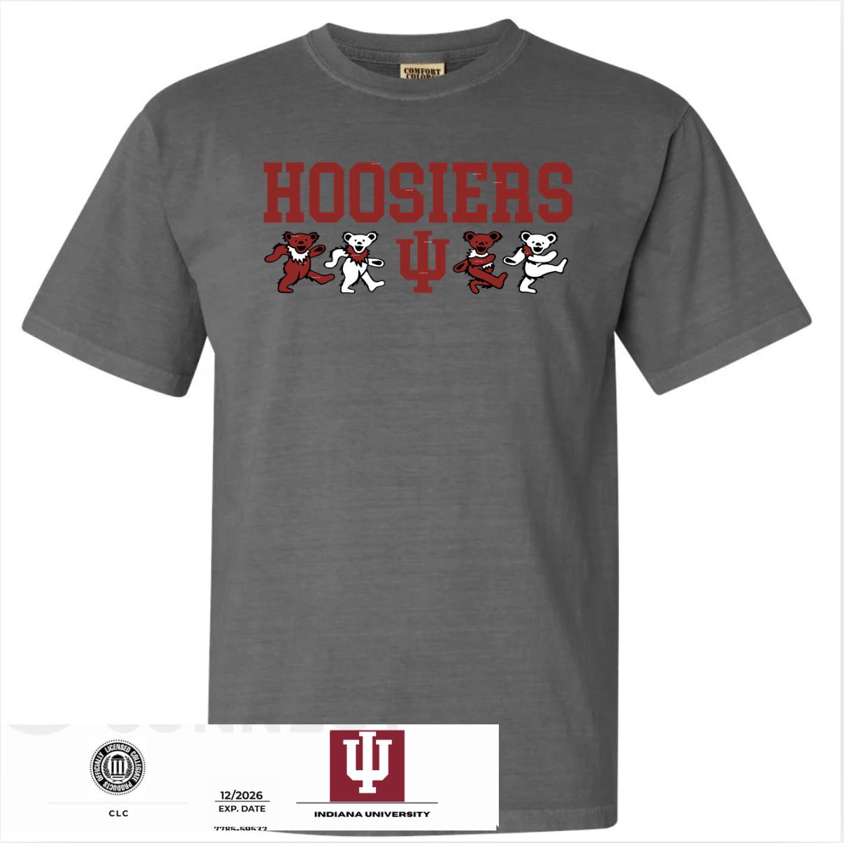 Indiana Hoosiers Vintage Dancing Bears Shirt | IU Hoosiers Tee | Retro Game Day Shirt | Licensed Indiana University Apparel