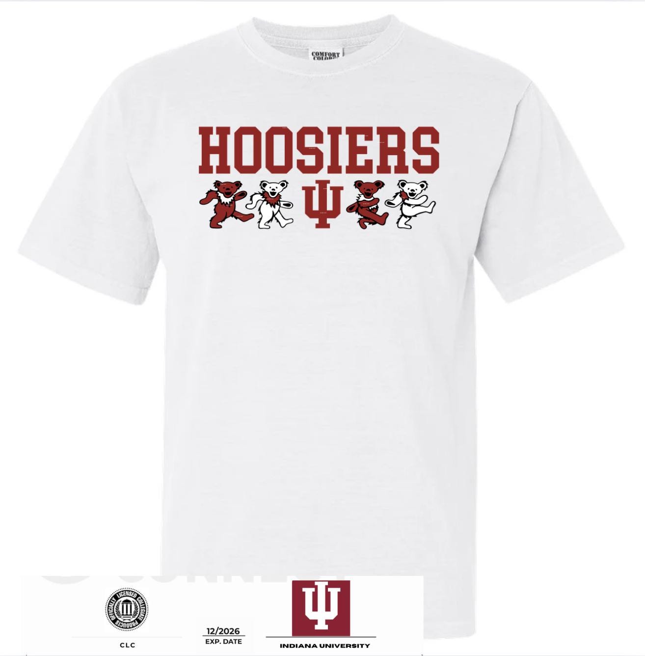 Indiana Hoosiers Vintage Dancing Bears Shirt | IU Hoosiers Tee | Retro Game Day Shirt | Licensed Indiana University Apparel