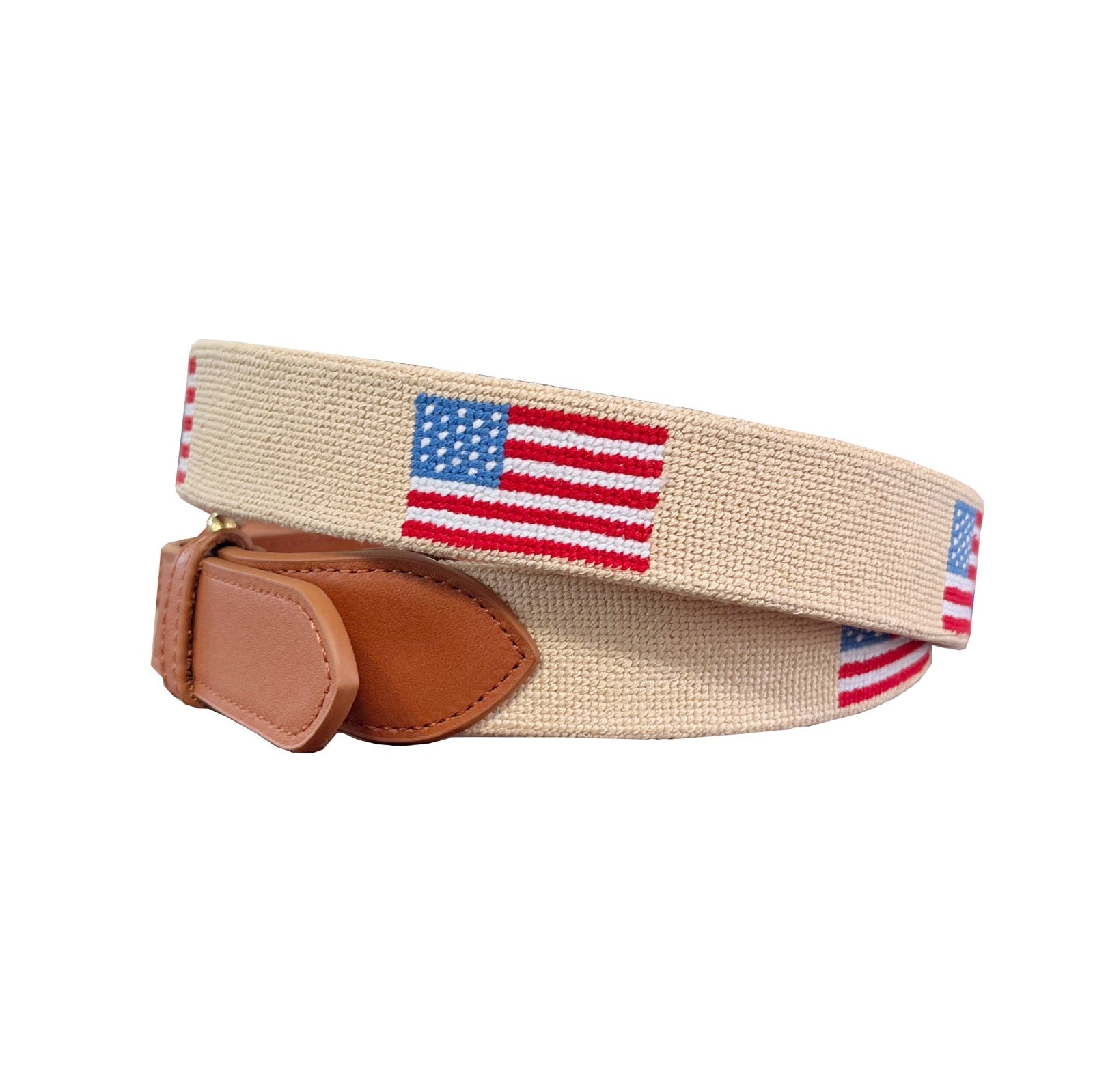 American Flag Needlepoint Belt (Classic)