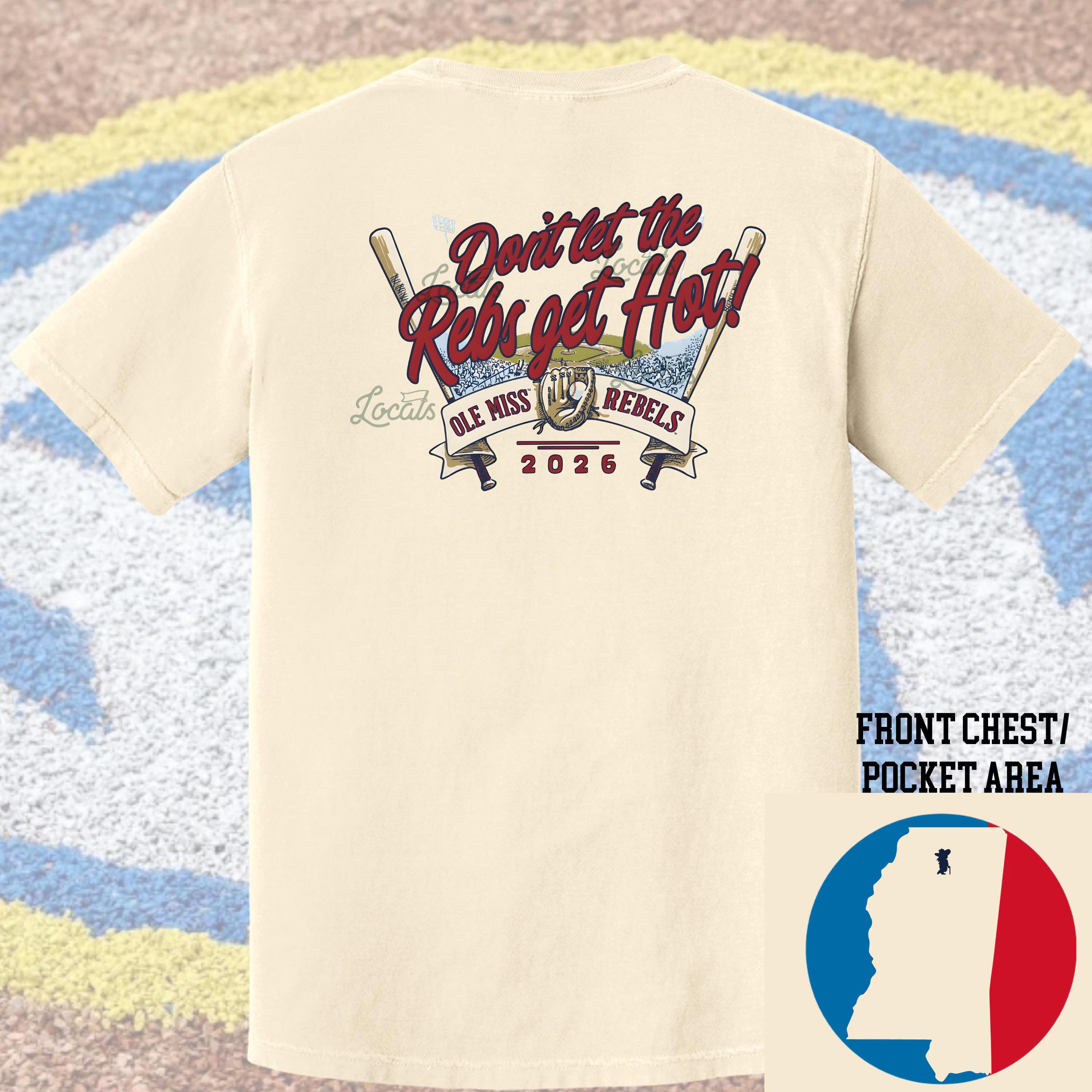 University of Mississippi Ole Miss Baseball 2026 Road to Omaha T-Shirt

