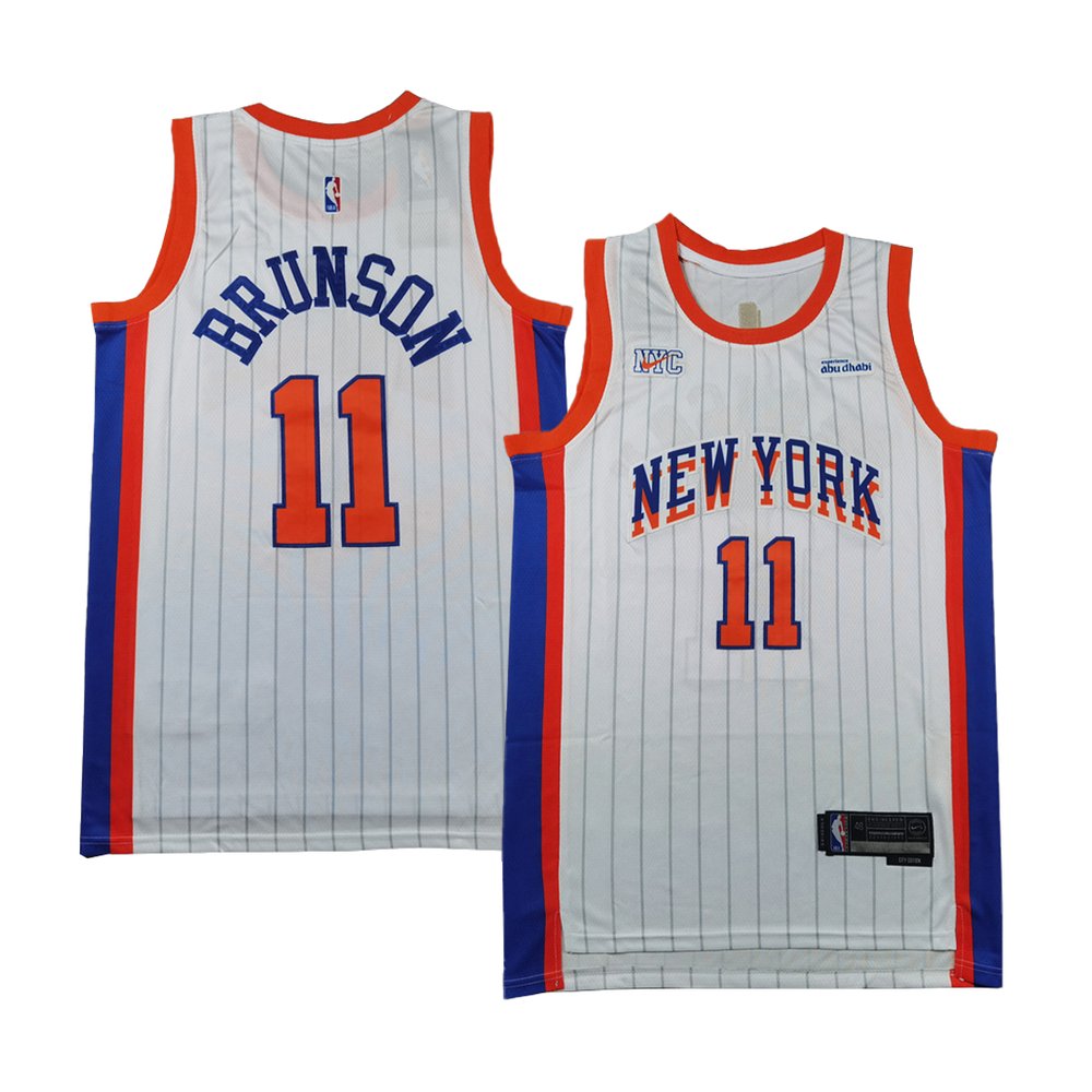 Basketball jersey with 'Brunson' and number '11' on a white background