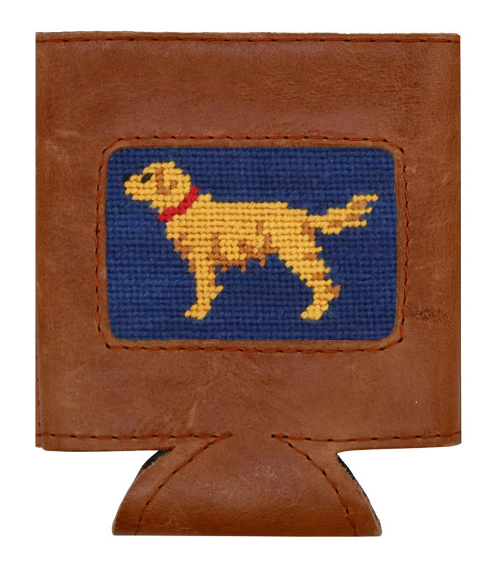 Golden Retriever-Needlpoint Koozie
