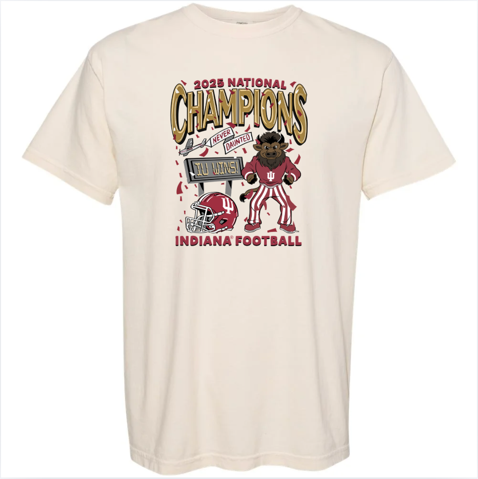 Indiana Hoosiers 2025 National Champions Tee | IU Football