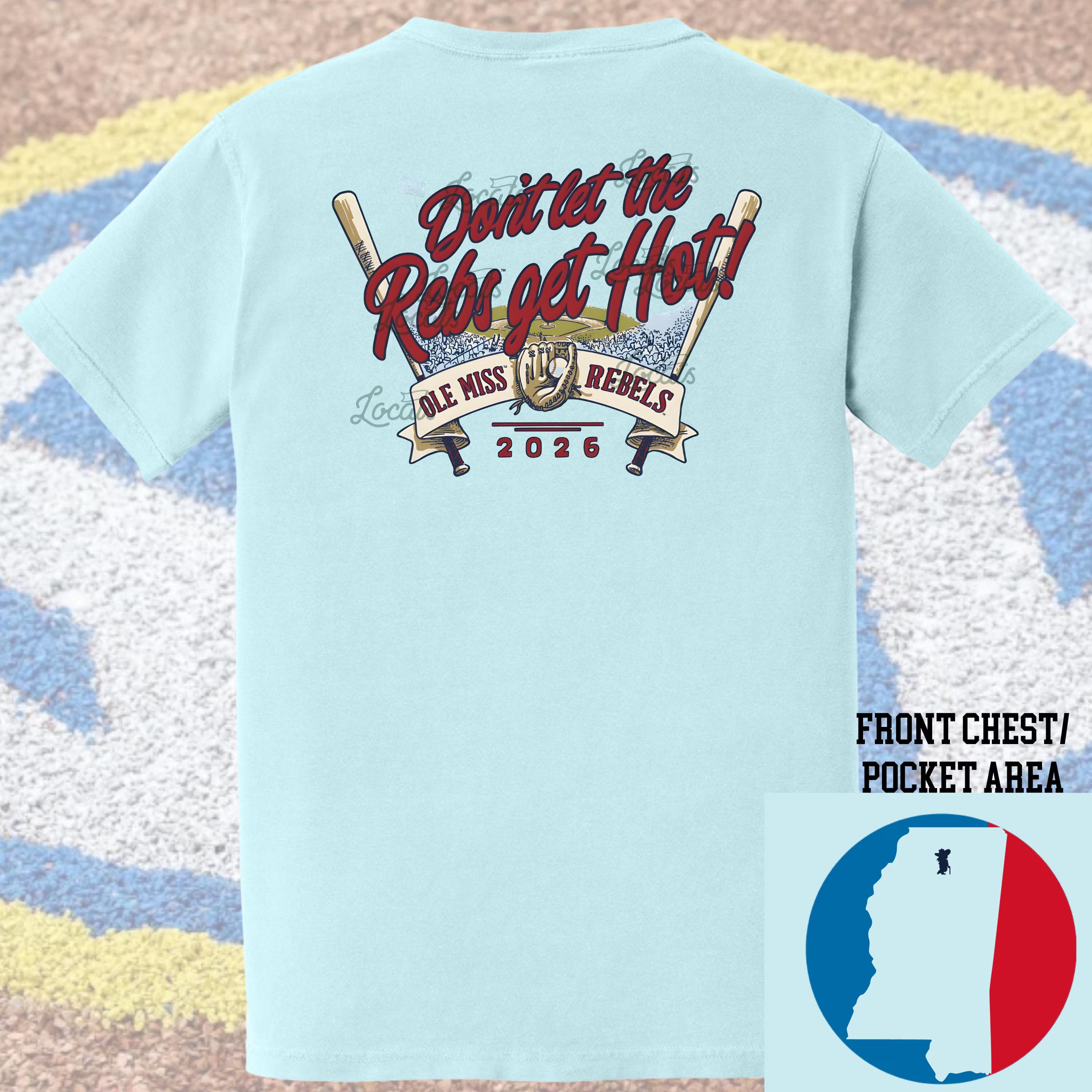 University of Mississippi Ole Miss Baseball 2026 Road to Omaha T-Shirt
