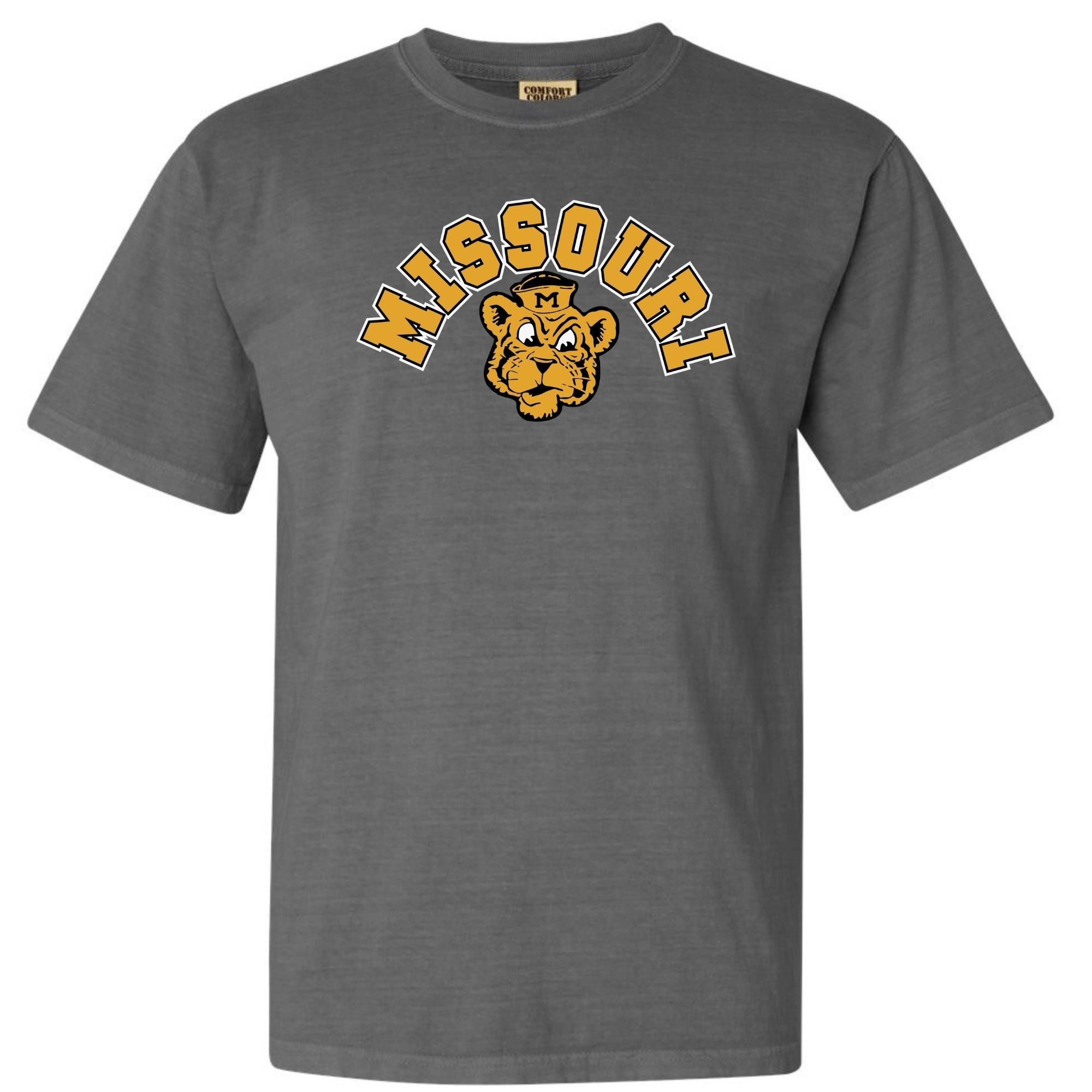 Vintage Missouri Tigers Mascot T-Shirt – Retro Mizzou Tiger Tee | Classic University of Missouri Shirt