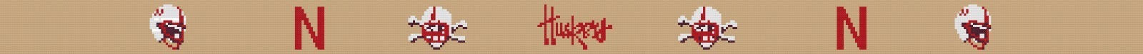 Nebraska Huskers Needlepoint Belt- Custom Request