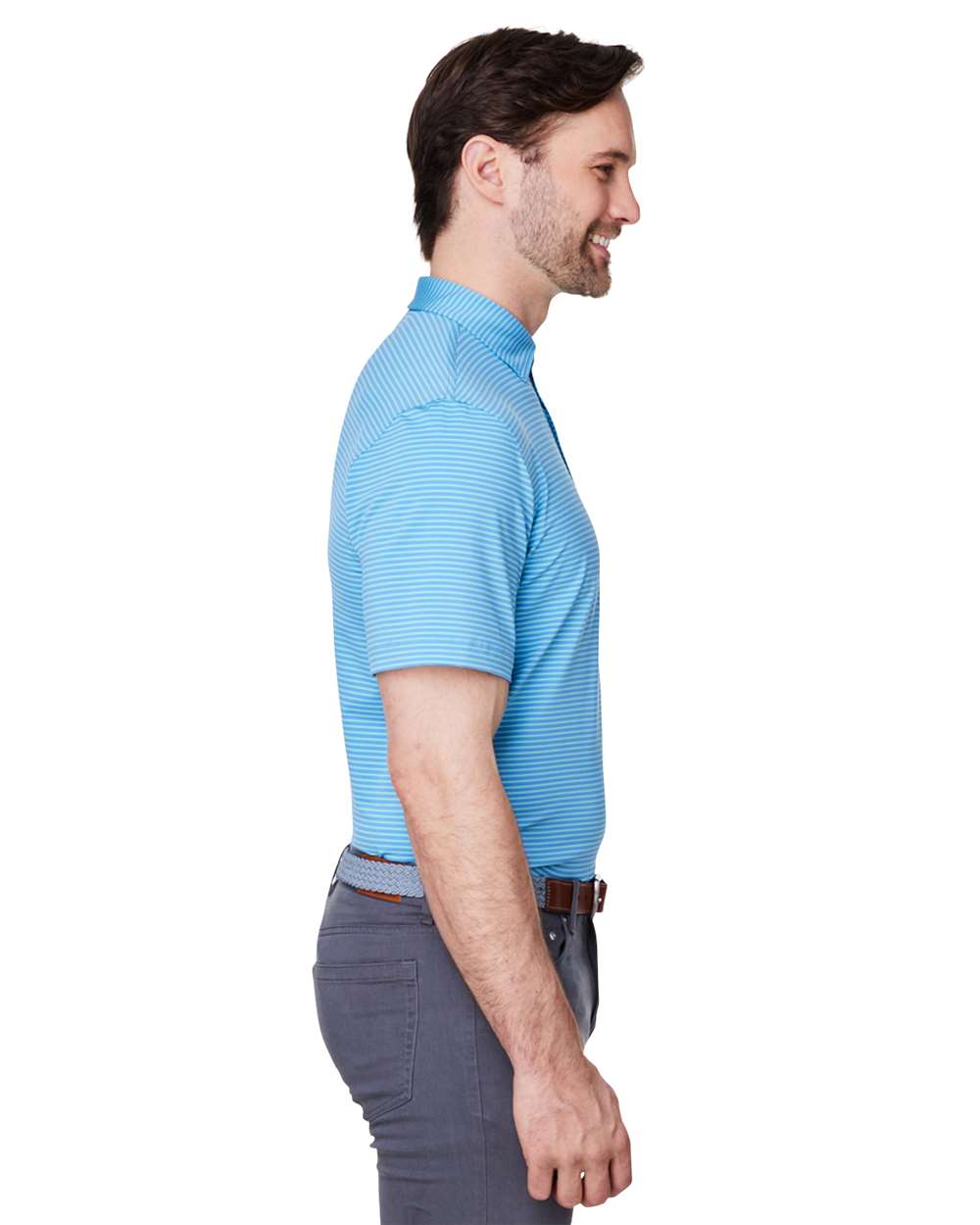 Men's Bradley Stripe Sankaty Polo - Andros Blue