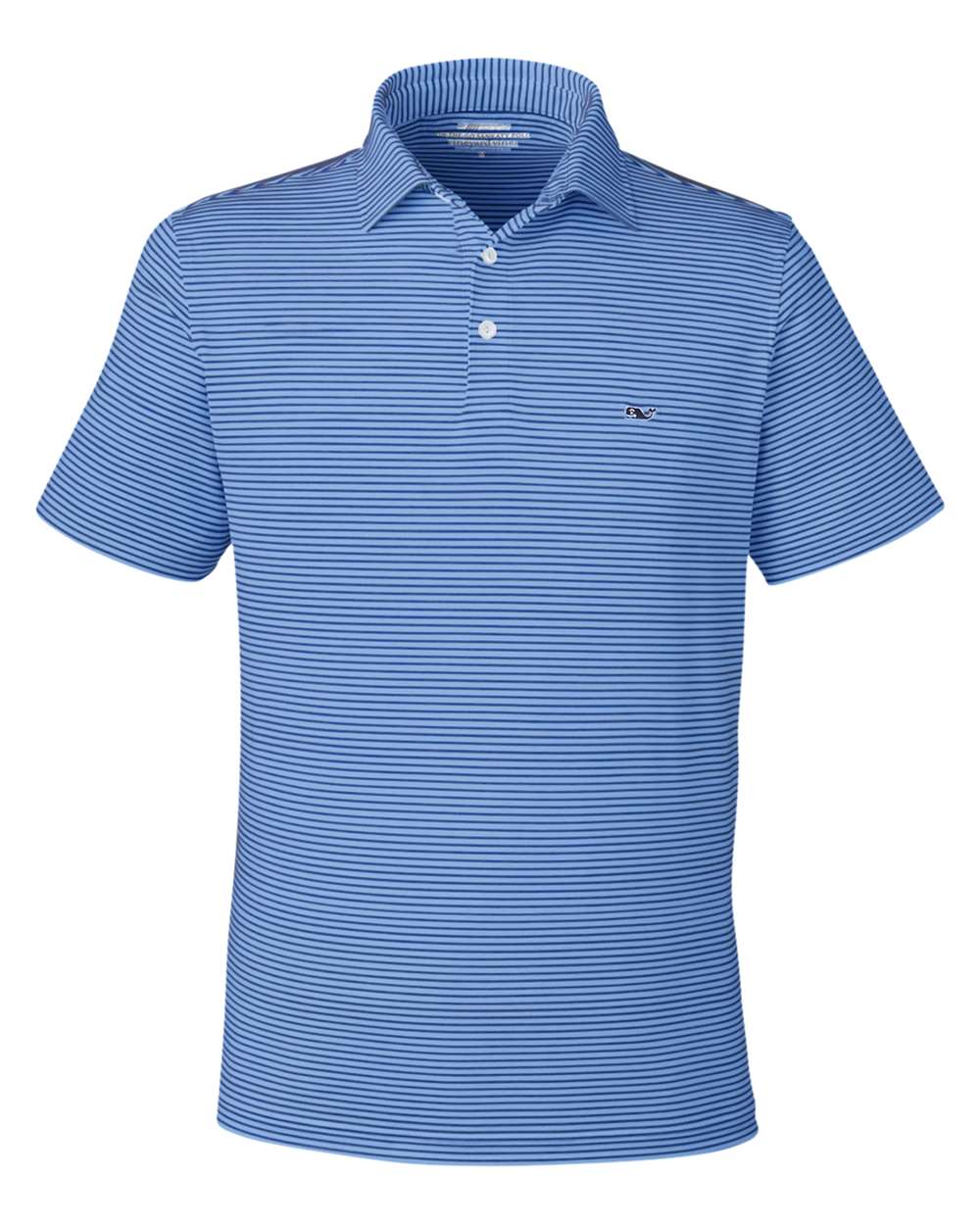 Men's Bradley Stripe Sankaty Polo -  Maui Blue