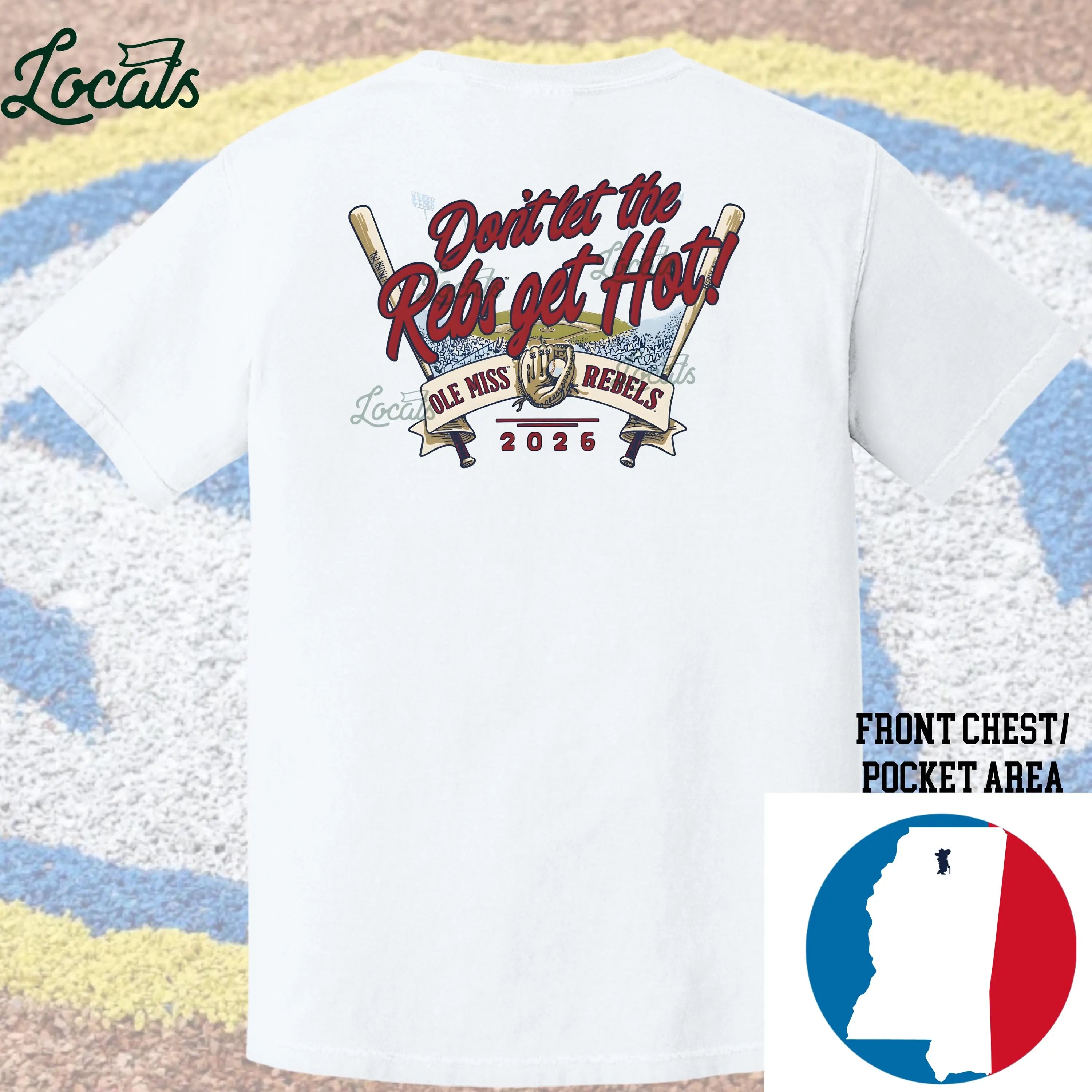 University of Mississippi Ole Miss Baseball 2026 Road to Omaha T-Shirt
